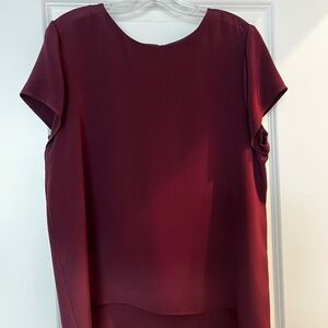 Heavy silk short sleeve top, never worn